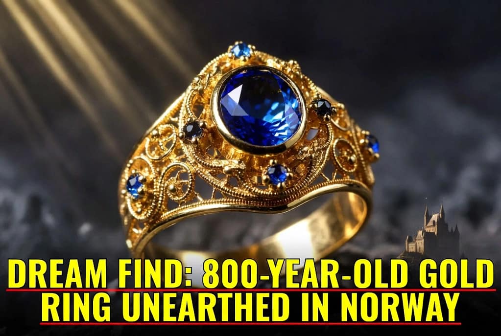 Rare Medieval Gold Ring Discovered in Norway’s Oldest City – A Dream Find in Tønsberg